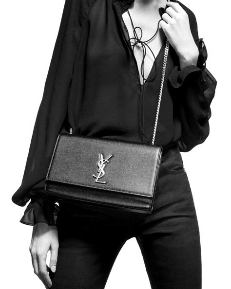 ysl kate medium black